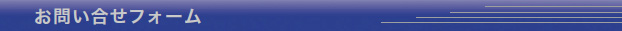 お問い合わせフォーム